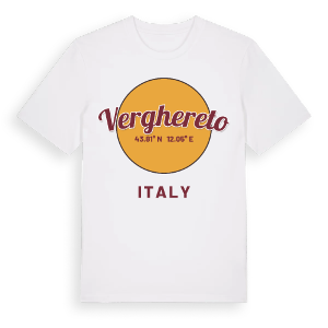 Verghereto cirkel t-shirt – ekologisk bomull t-shirt från Pinshirt