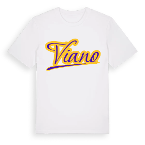 Viano baseball t-shirt – ekologisk bomull t-shirt från Pinshirt
