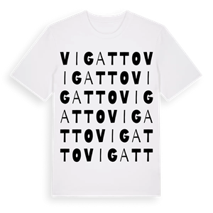 Vigatto ordlek t-shirt – ekologisk bomull t-shirt från Pinshirt