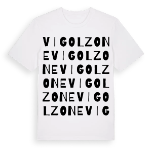 Vigolzone ordlek t-shirt – ekologisk bomull t-shirt från Pinshirt