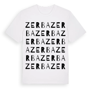Zerba ordlek t-shirt – ekologisk bomull t-shirt från Pinshirt