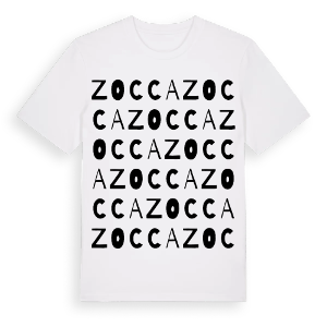 Zocca ordlek t-shirt – ekologisk bomull t-shirt från Pinshirt