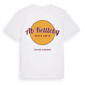 Ab Kettleby cirkel t-shirt – ekologisk bomull t-shirt från Pinshirt