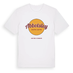 Abbotsley cirkel t-shirt – ekologisk bomull t-shirt från Pinshirt