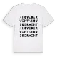 Above Derwent ordlek t-shirt