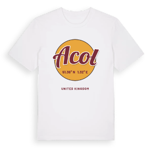 Acol cirkel t-shirt – ekologisk bomull t-shirt från Pinshirt