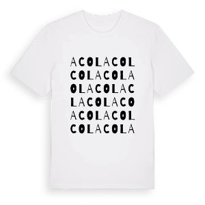 Acol ordlek t-shirt – ekologisk bomull t-shirt från Pinshirt