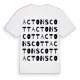 Acton Scott ordlek t-shirt