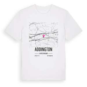 Addington karta t-shirt – ekologisk bomull t-shirt från Pinshirt