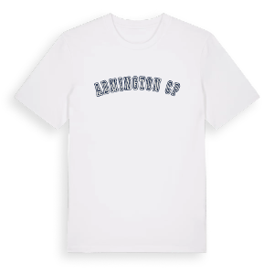 Admington CP college t-shirt – ekologisk bomull t-shirt från Pinshirt