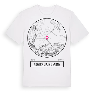 Adwick upon Dearne t-shirt – ekologisk bomull t-shirt från Pinshirt