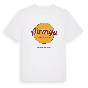 Airmyn cirkel t-shirt – ekologisk bomull t-shirt från Pinshirt