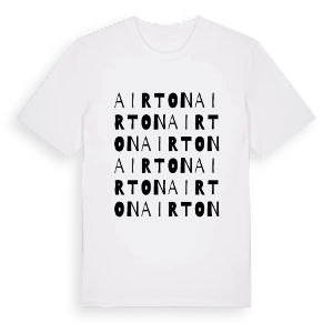 Airton ordlek t-shirt – ekologisk bomull t-shirt från Pinshirt