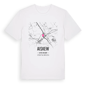 Aiskew karta t-shirt – ekologisk bomull t-shirt från Pinshirt