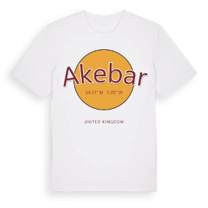 Akebar cirkel t-shirt – ekologisk bomull t-shirt från Pinshirt