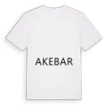 Jag älskar Akebar t-shirt stort tryck