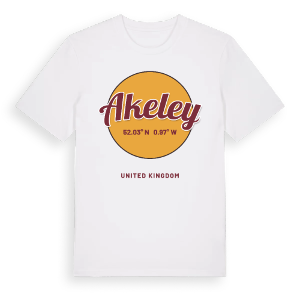 Akeley cirkel t-shirt – ekologisk bomull t-shirt från Pinshirt