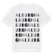 Alburgh ordlek t-shirt
