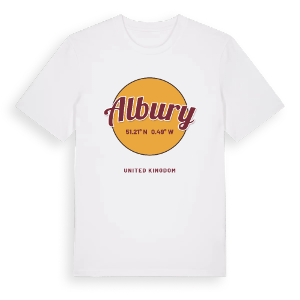 Albury cirkel t-shirt – ekologisk bomull t-shirt från Pinshirt