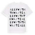 Alby with Thwaite ordlek t-shirt