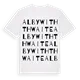 Alby with Thwaite ordlek t-shirt