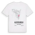 Aldeburgh karta t-shirt