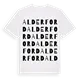 Alderford ordlek t-shirt