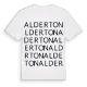 Alderton ordlek t-shirt