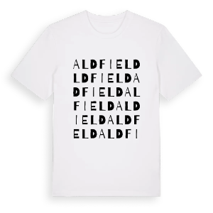 Aldfield ordlek t-shirt – ekologisk bomull t-shirt från Pinshirt