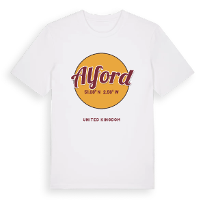 Alford cirkel t-shirt – ekologisk bomull t-shirt från Pinshirt