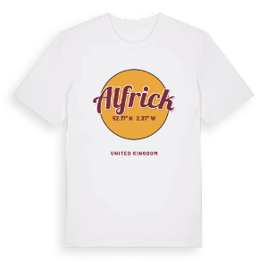 Alfrick cirkel t-shirt – ekologisk bomull t-shirt från Pinshirt