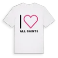 Jag älskar All Saints t-shirt stort tryck