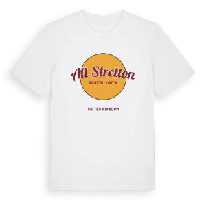 All Stretton cirkel t-shirt – ekologisk bomull t-shirt från Pinshirt