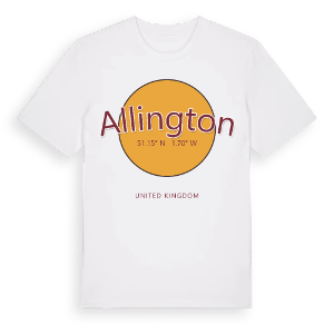 Allington cirkel t-shirt – ekologisk bomull t-shirt från Pinshirt