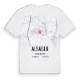 Alsager karta t-shirt