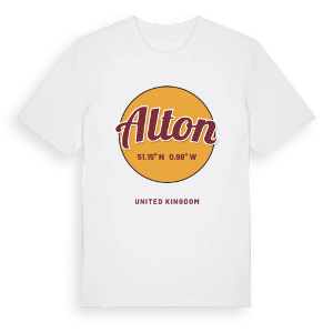 Alton cirkel t-shirt – ekologisk bomull t-shirt från Pinshirt