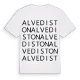 Alvediston ordlek t-shirt