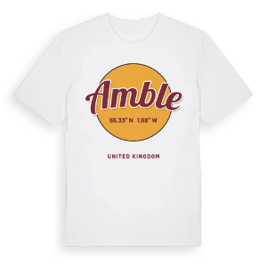 Amble cirkel t-shirt – ekologisk bomull t-shirt från Pinshirt
