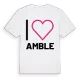 Jag älskar Amble t-shirt stort tryck