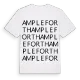 Ampleforth ordlek t-shirt