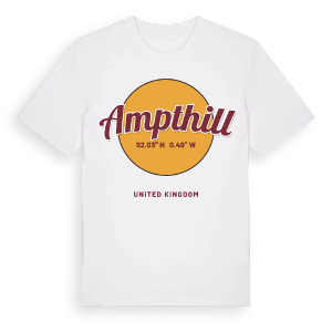 Ampthill cirkel t-shirt – ekologisk bomull t-shirt från Pinshirt