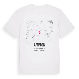 Ampton karta t-shirt – ekologisk bomull t-shirt från Pinshirt