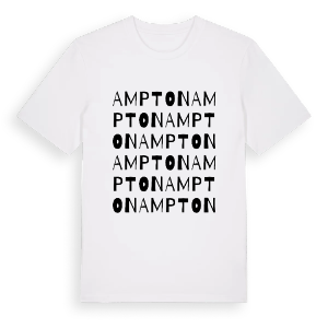Ampton ordlek t-shirt – ekologisk bomull t-shirt från Pinshirt