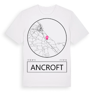 Ancroft t-shirt – ekologisk bomull t-shirt från Pinshirt