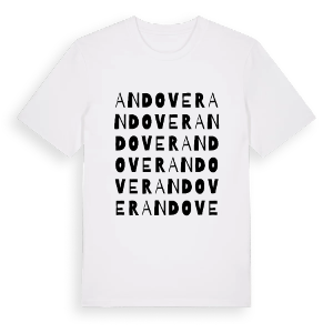 Andover ordlek t-shirt – ekologisk bomull t-shirt från Pinshirt