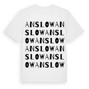 Anslow ordlek t-shirt – ekologisk bomull t-shirt från Pinshirt