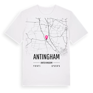 Antingham karta t-shirt – ekologisk bomull t-shirt från Pinshirt