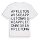 Appleton Wiske ordlek t-shirt