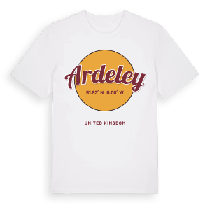 Ardeley cirkel t-shirt – ekologisk bomull t-shirt från Pinshirt