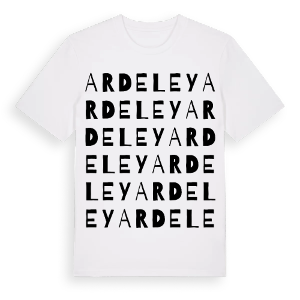 Ardeley ordlek t-shirt – ekologisk bomull t-shirt från Pinshirt